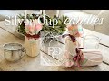 DIY Candles in Antique Silver Cups / Handmade Christmas Gifts Mini Series