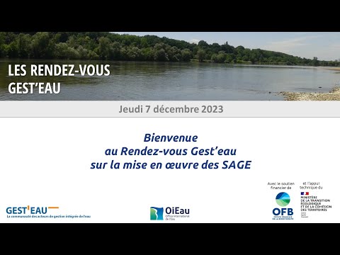 Rendez-vous Gest'eau - La mise en œuvre des SAGE