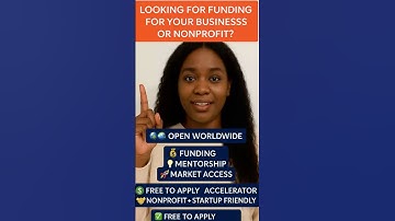 30 Business Funding Opportunities (PART 1)  #africa #europe #asia #usa #howtomakemoneyasastudent