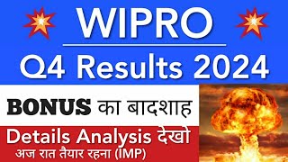 WIPRO SHARE LATEST NEWS 🔥 WIPRO Q4 RESULTS 2024 • WIPRO PRICE ANALYSIS • STOCK MARKET INDIA