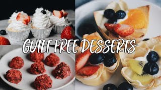 3 Low Calorie Desserts to Satisfy Your Sweet Tooth