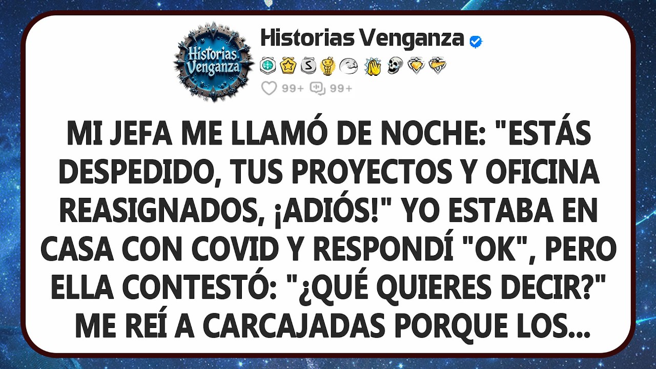 Mi jefe me llamó de noche: “Estás despedido, tus proyectos y oficina reasignados. Adiós!”.