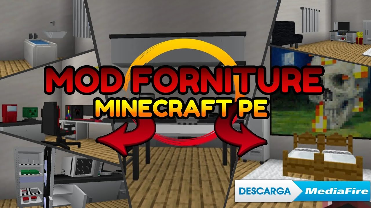 😍EL MEJOR ADDON (MOD) DE FURNITURE PARA MINECRAFT pe 1.17.2Addon para