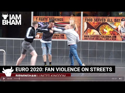 Violence in British streets as England defeated in Euro 2020 final | I Am Birmingham