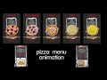 pizza menu animation