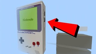 Working Nintendo Game Boy in Minecraft Trailer