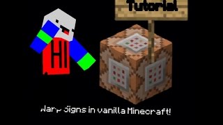 Sign Warps In Vanilla Minecraft (Useful for Servers!)