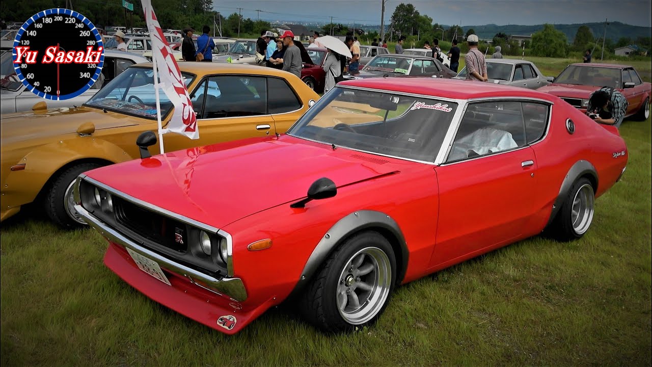 Nissan Skyline Gc110 スカイライン ケンメリ 第一回スカイライン勇士会 旧車ミ ティング In 北海道 Youtube