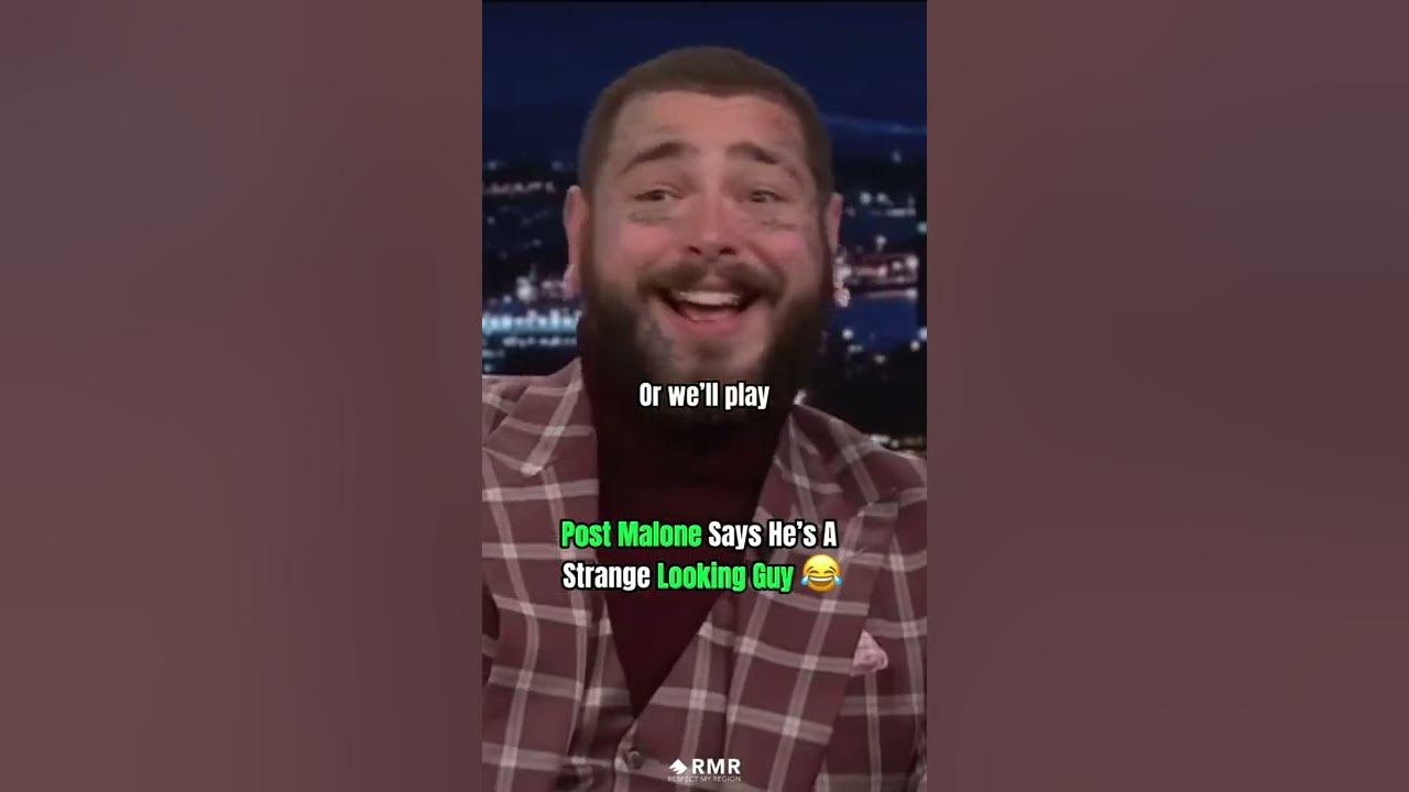 Post Malone Says He’s A Strange Looking Guy 😂 #shorts #postmalone Post Malone Says He’s A Strange Looking Guy 😂 #shorts #postmalone