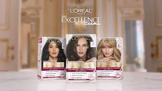 Rotina tripla de cuidados Excellence Creme, agora com ácido hialurónico | L'Oréal Paris​