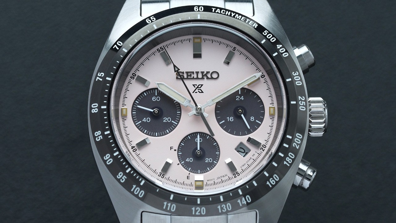 Relógio Seiko Prospex Speedtimer Solar SSC963 Cronógrafo