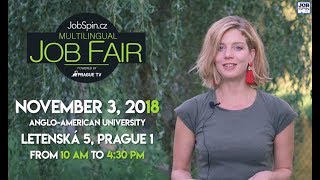 Start Your New Career in Prague or Brno this Autumn - JobSpin Multilingual Job Fairs