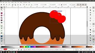 MEMBUAT ILUSTRASI DONUTS DI INKSCAPE