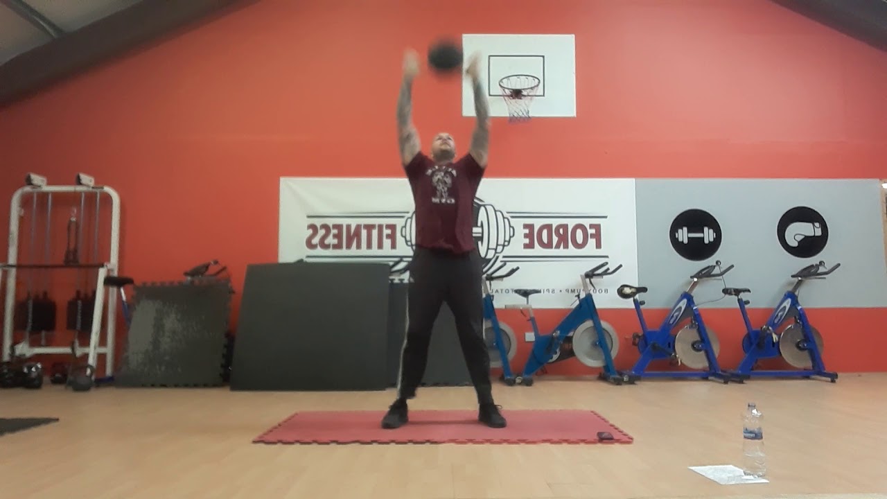 Slam ball workout tuesday may 4th forde fitness Westport