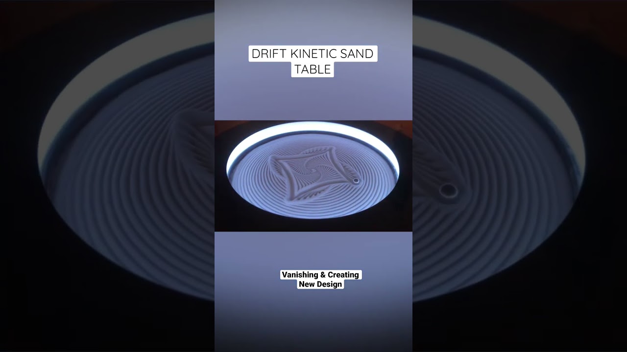 Vanishing & Creating New Design || Drift Kinetic Sand Table 