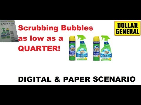 Do Not Miss This Dollar General Shoppers Scrubbing Bubbles $.25  Beginner Friendly Scenarios