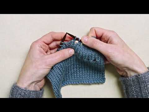 How to do a yarn forward on a knit row - YFWD