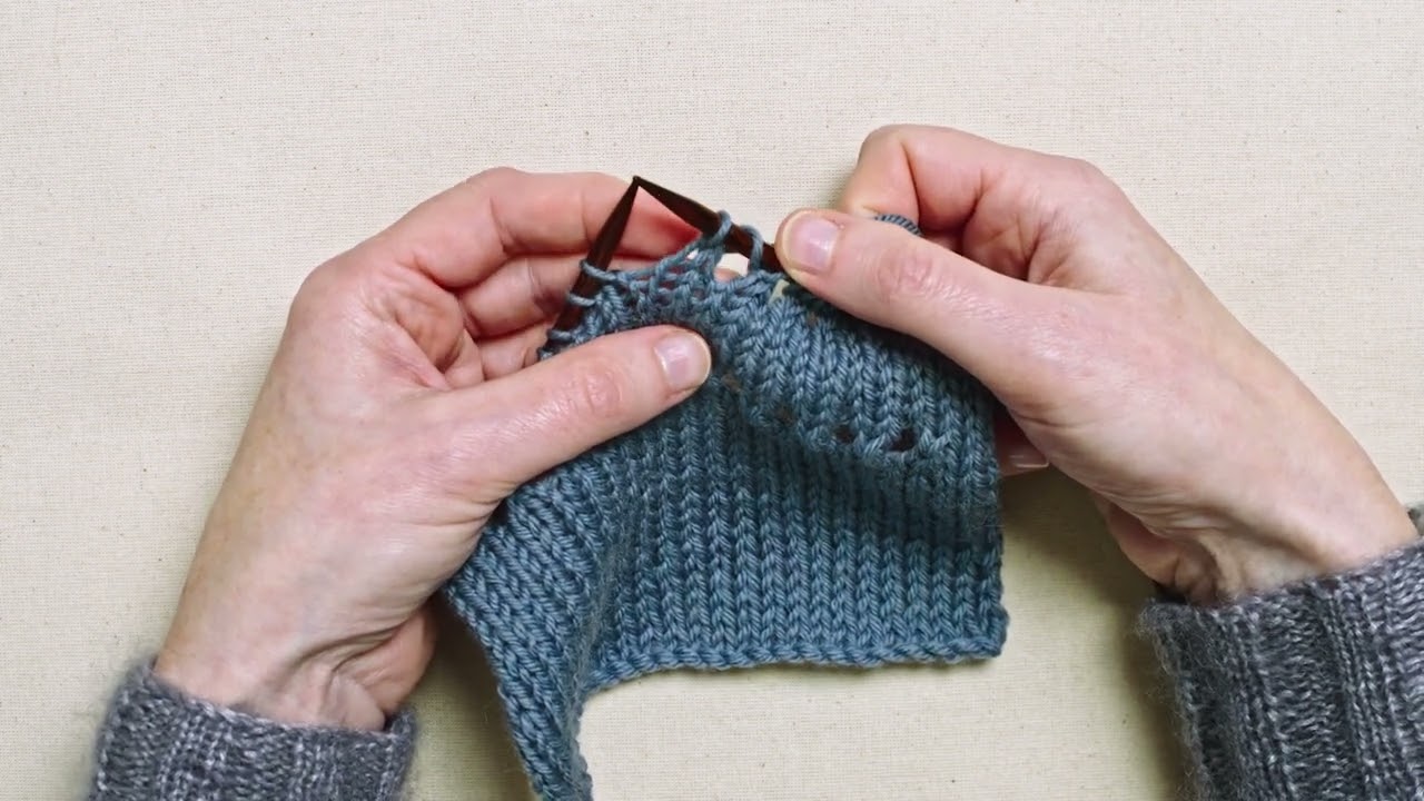 How to do a yarn forward on a knit row - YFWD