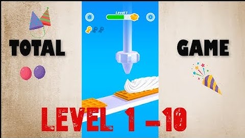 Perfect Cream Game Walkthrough Level 1-10