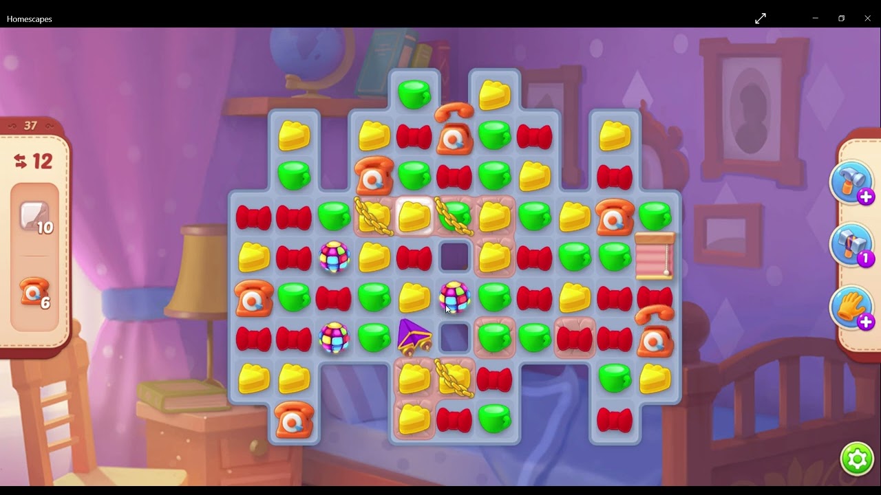 Homescapes 10401 level 37