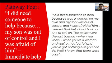 AVITH in Context: Working with caregivers of young people using violence in the home