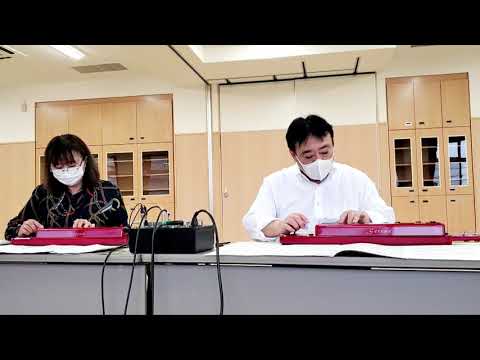 群馬大正琴友の会　　　　　　　　　ドラえもんの主題歌【虹】🌈　　　　　　　ヤス&チヨの練習風景です