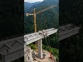 Giant Cranes Lifting for Mega Bridge Project #CraneWork #HeavyEquipment #BridgeConstruction
