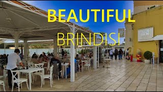 BRINDISI ITALY 2023 🔴 NEW Beautiful Walking Tour in Puglia [4K UHD]