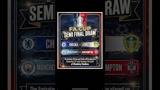 ⚽ ROAD TO WEMBLEY: The FA Cup Semi-Final Draw is HERE!