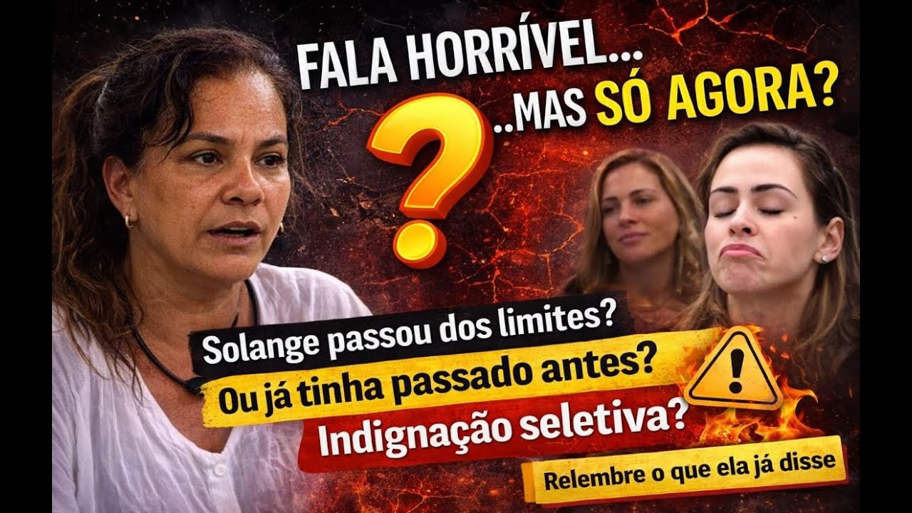 SOLANGE COUTO ESTÁ SENDO DETONADA NA INTERNET? SE AINDA FOSSE ALIADA DE ANA  PAULA NO BB26?