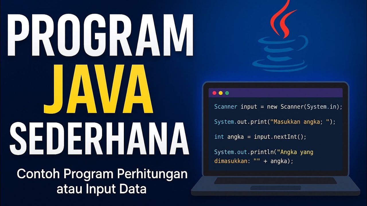 Program Java Sederhana - YouTube