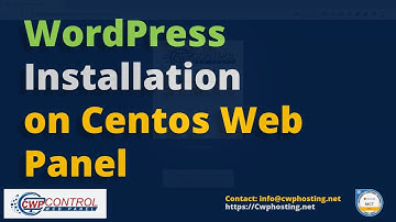 How to Install WordPress in Centos Web Control Panel  | CWP Hosting