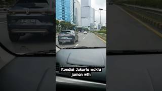 Kondisi lalu lintas dan langit jakarta tahun lalu. shorts youtubeshorts