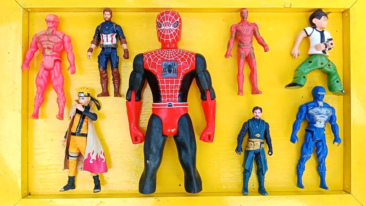 SUPERHERO AVENGERS SPIDER MAN vs BEN SEPUlUH vs CAPTEN AMERIKA vs DR STRANGE vs NARUTO vc HERO MAN#9