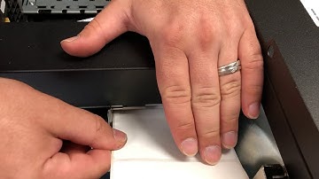 Primera LX2000 Color Label Printer - Loading Label Stock.