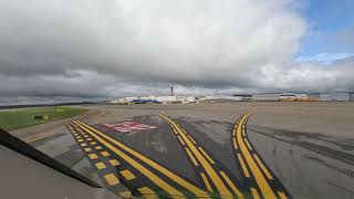 Bombardier Challenger 350 Jet. Quick Landing Pittsburgh, Pa Pit Runway 28C Pel
