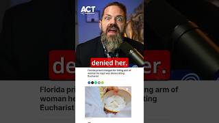 Florida priest bites arm of woman he says was desecrating #Eucharist #Shorts #Reels #Catholic