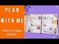 PLAN WITH ME | SPOOKY OCTOBER MONTHLY
