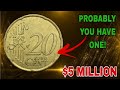 Rare 20 Euro Cents Coins Value? 2000 RF, 2005 A, 2018 RF & España Coins Worth Money!