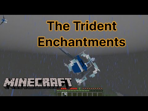 Minecraft: Coolest Trident Enchantments - YouTube