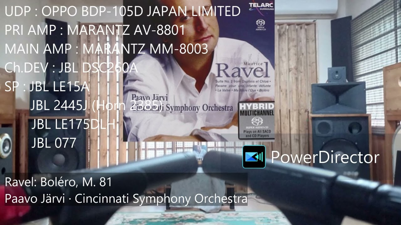 JBL LE15A+2445J+LE175+077) Ravel: Boléro Paavo Järvi · Cincinnati