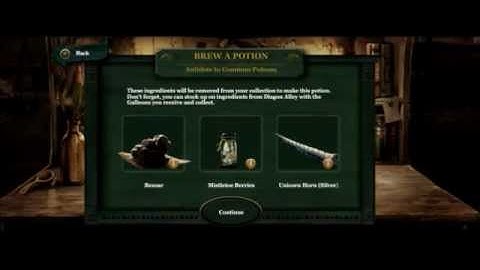 How To Brew: Antidote to Common Poisons on Pottermore