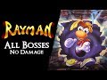 Rayman 1 - All Bosses & Ending【No Damage】