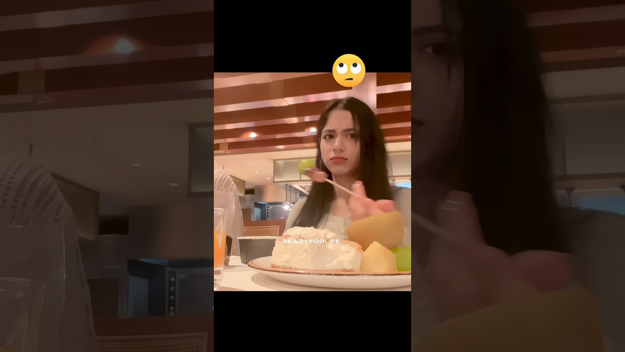 Aria experimenting with her food gone wrong 😂 