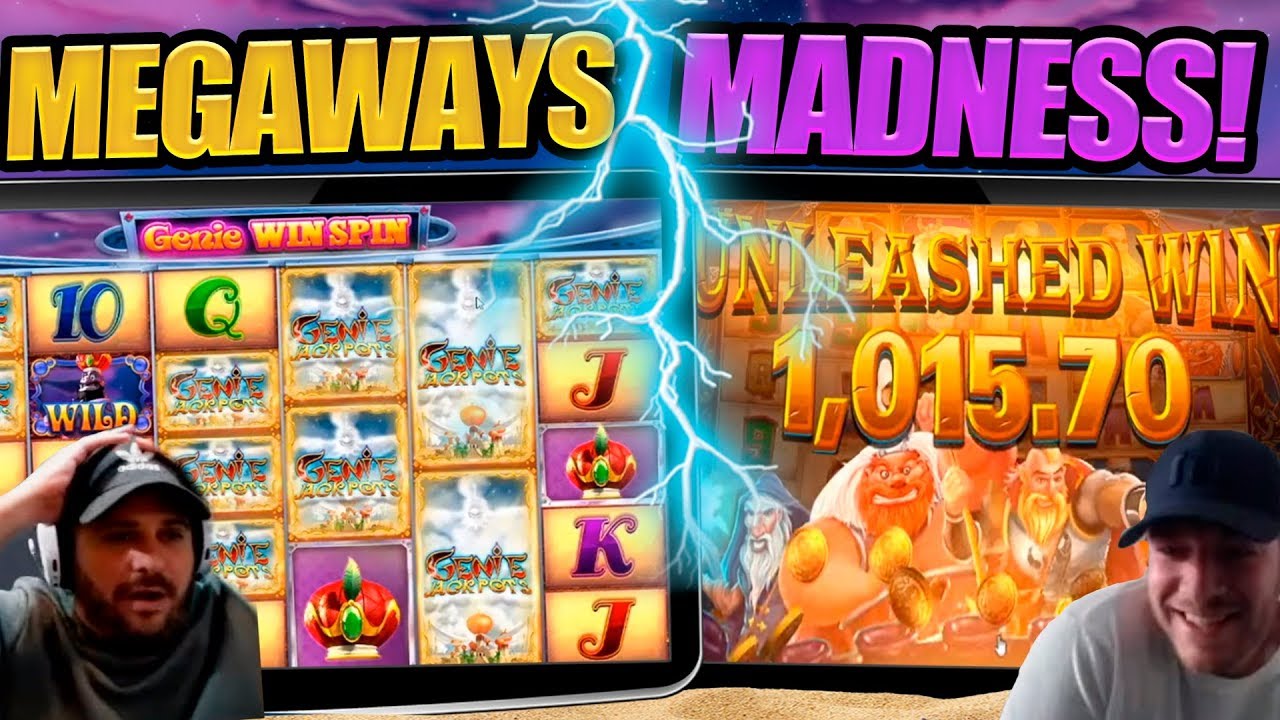 MEGAWAYS MADNESS!! Genie Jackpots & Vikings Unleashed Big Wins!