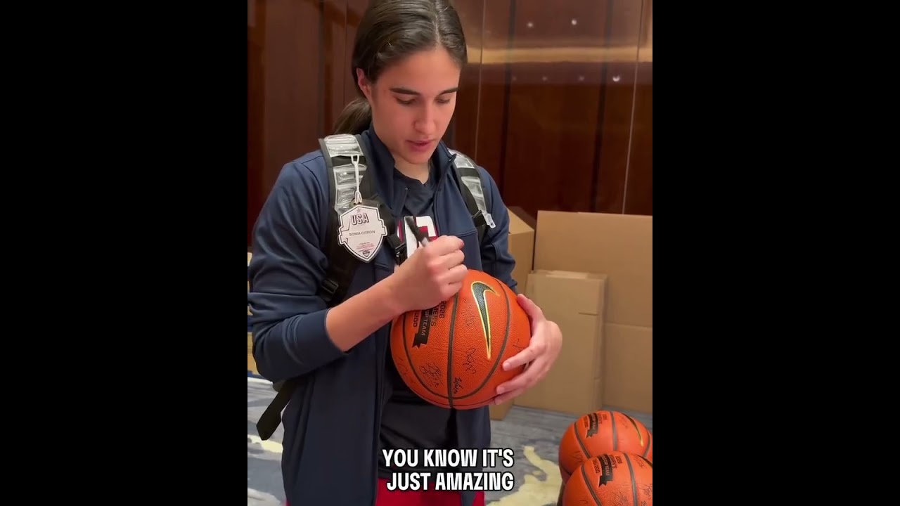 ⁣🚨 Sonia Citron arrives in Berlin @ World Cup | USA WNBA women's basketball NBA #shorts #short #