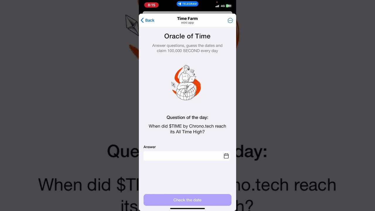 When did $TIME by Chrono.tech reach its All Time High? Question Of The Day |Time Farm Oracle Of Time