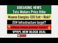 Tata Motors, JSW Infra, Waaree Energies and Infibeam Avenues shares latest news | Today's news