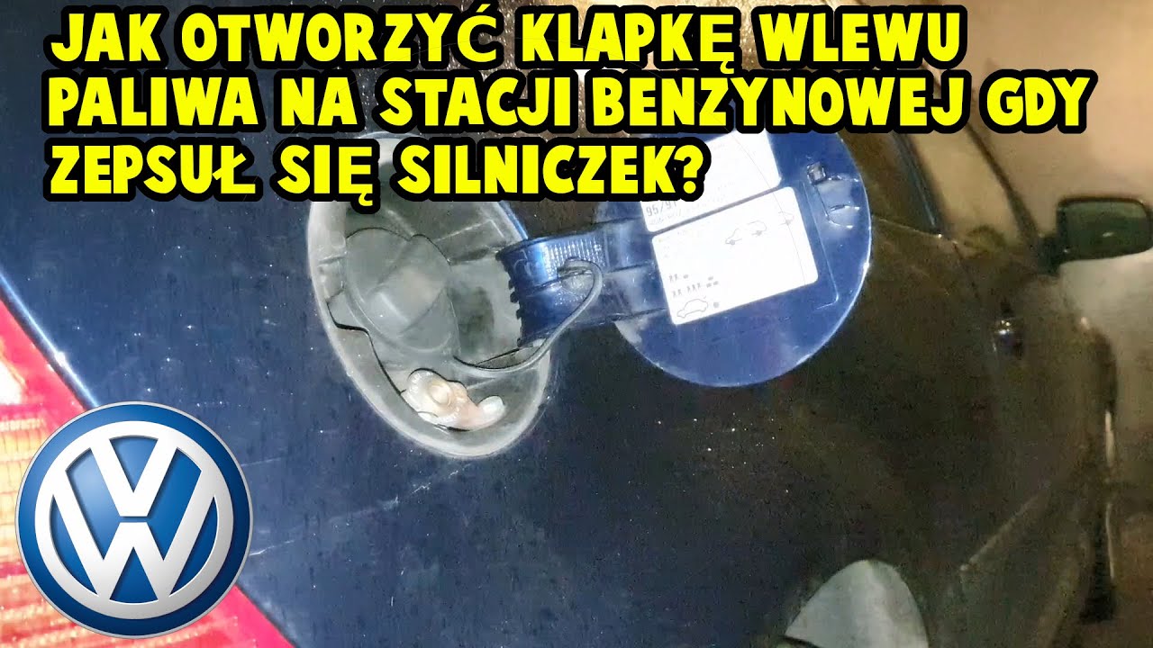 Sprawdzian Uzdolnień Kierunkowych Co To Znaczy Awaryjne otwieranie klapki wlewu paliwa VW Golf IV/jak sprawdzić co