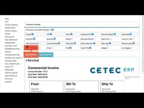 How to Create a Commercial Invoice